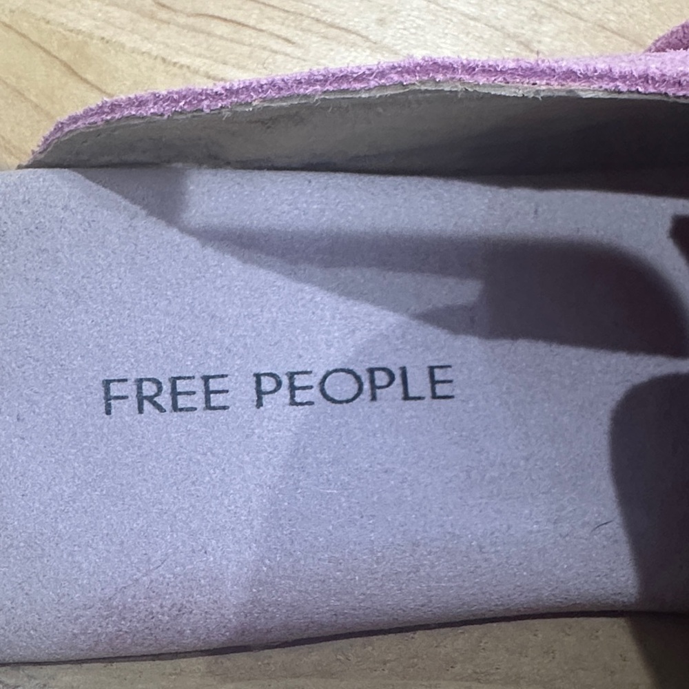 Free People Lavender Mules - Picture 2 of 3